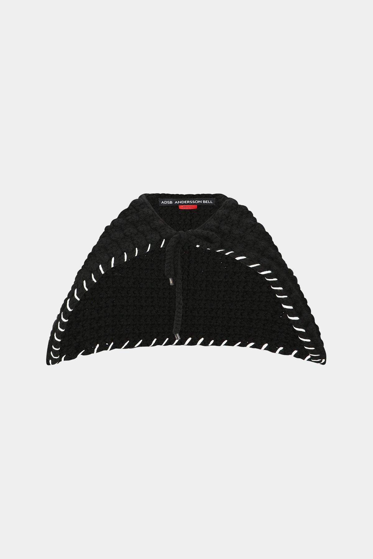 Andersson Bell - Chunky Wool-Blend Hand Knitted Scarf (Black) product image 8 | TRAB K-Fashion Australia