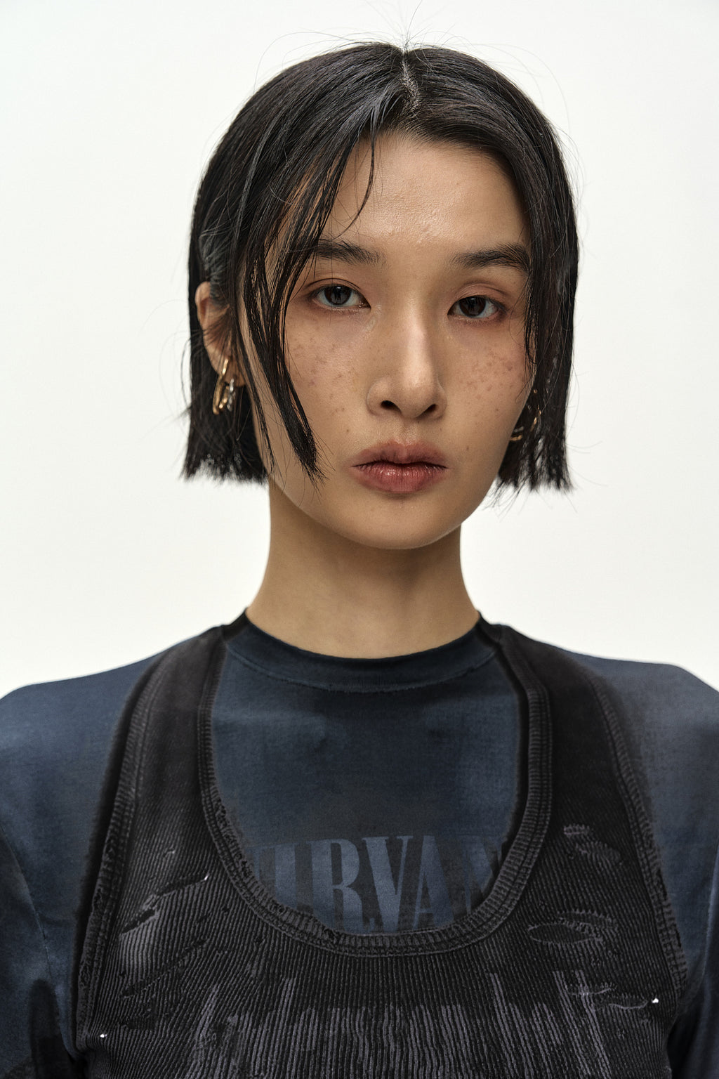 Andersson Bell - Rock Archive Layered T-Shirt (black) (Black) product image 8 | TRAB K-Fashion Australia