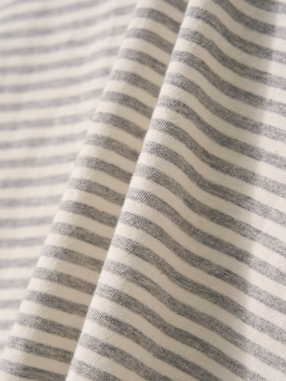 Kijun - Stripe Mid Sleeve Tee (Melange Grey) product image 13 | TRAB K-Fashion Australia