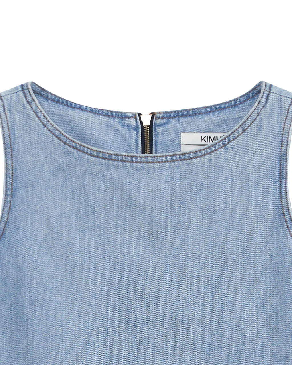 Kimhe Kim - Emma Denim Mini Dress (Sky Blue) product image 9 | TRAB K-Fashion Australia