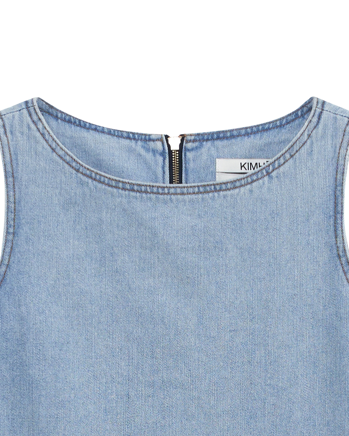 Kimhe Kim - Emma Denim Mini Dress (Sky Blue) product image 9 | TRAB K-Fashion Australia