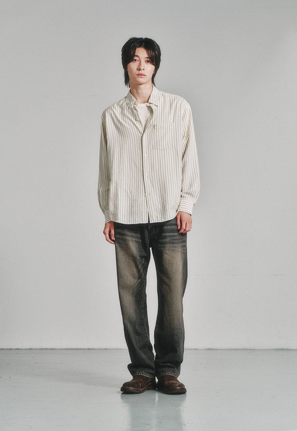 Art if acts - Selvedge 5P Denim Pants (Vintage Black) product image 2 | TRAB K-Fashion Australia