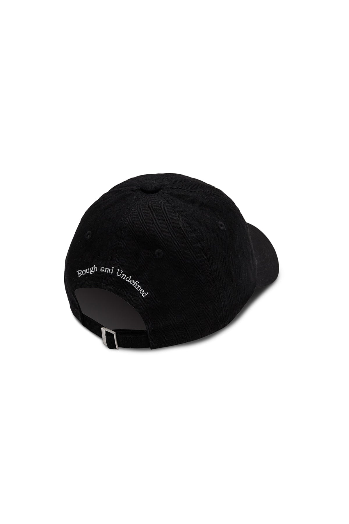 Matin Kim - Matin Herringbone Typo Ball Cap (Black) product image 3 | TRAB K-Fashion Australia