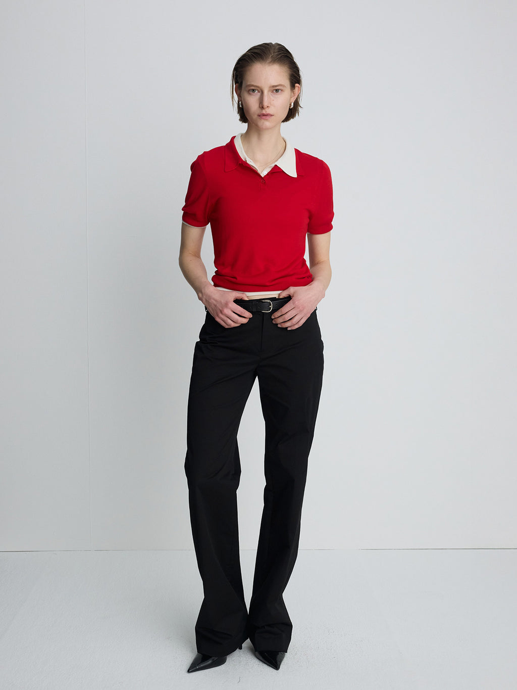 Tonywack - Cotton Straight Trousers (Black) product image 5 | TRAB K-Fashion Australia