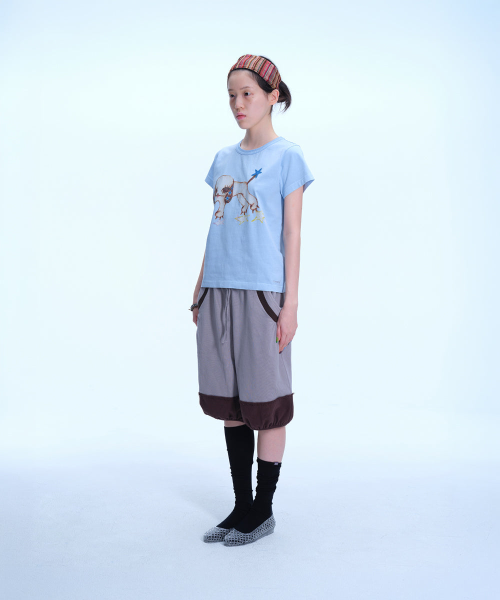 Coyseio - Vintage Puppy T-Shirt Cloud (Blue) product image 8 | TRAB K-Fashion Australia