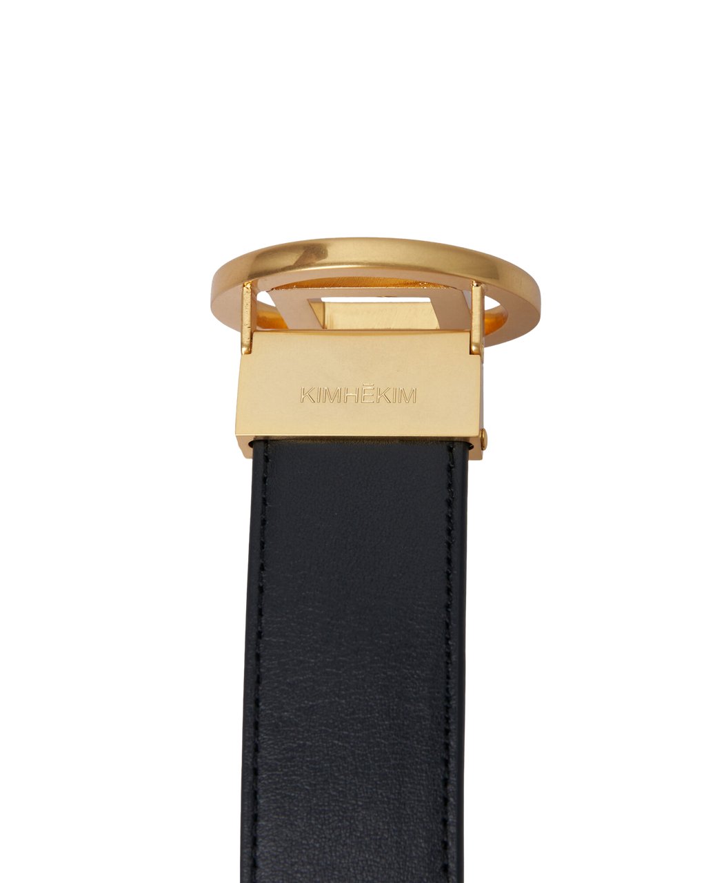 Kimhe Kim - Coin Logo Belt (Black/Gold) product image 9 | TRAB K-Fashion Australia