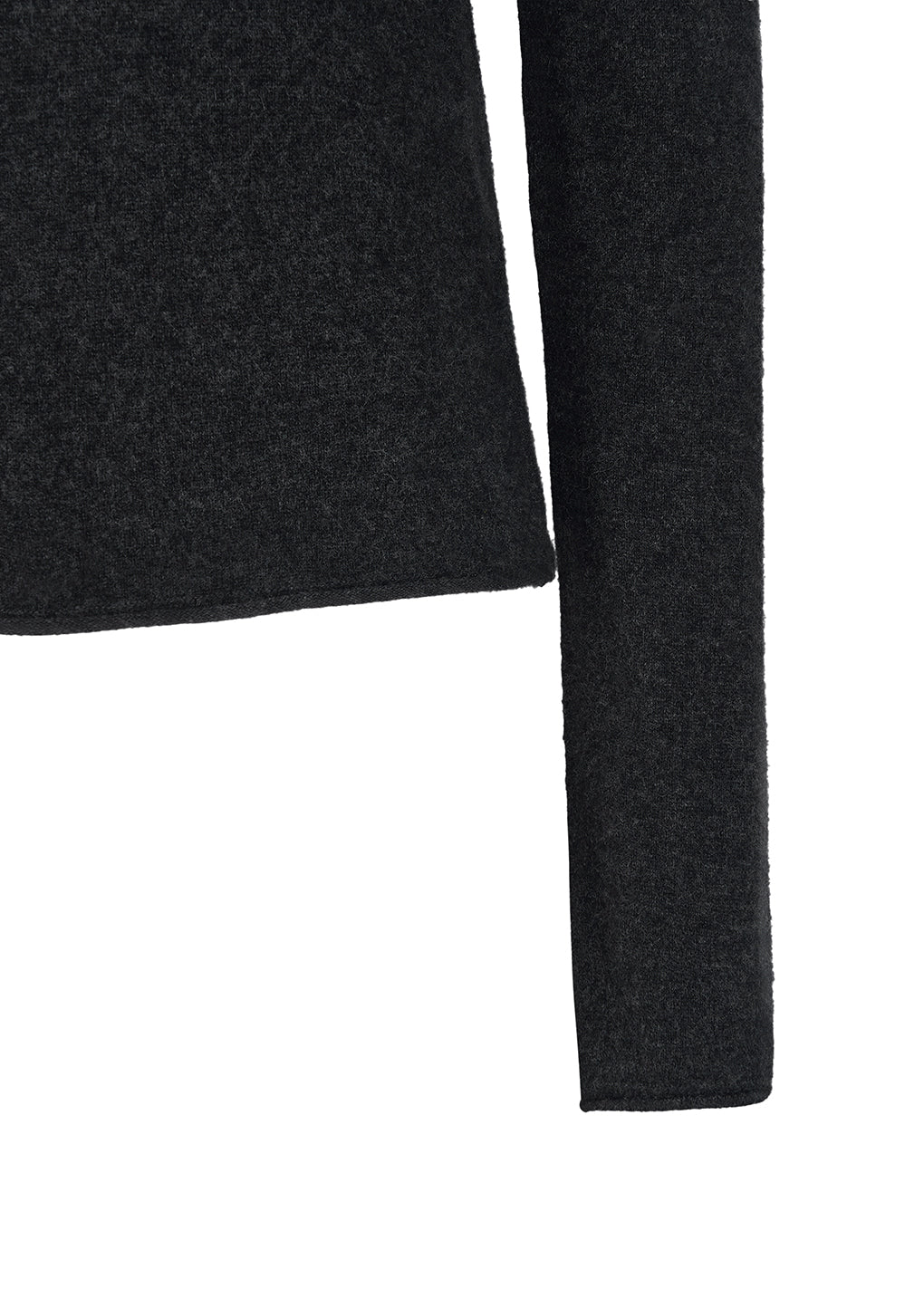 Amomento - Cashmere Half Neck Knit Top (Charcoal) product image 5 | TRAB K-Fashion Australia