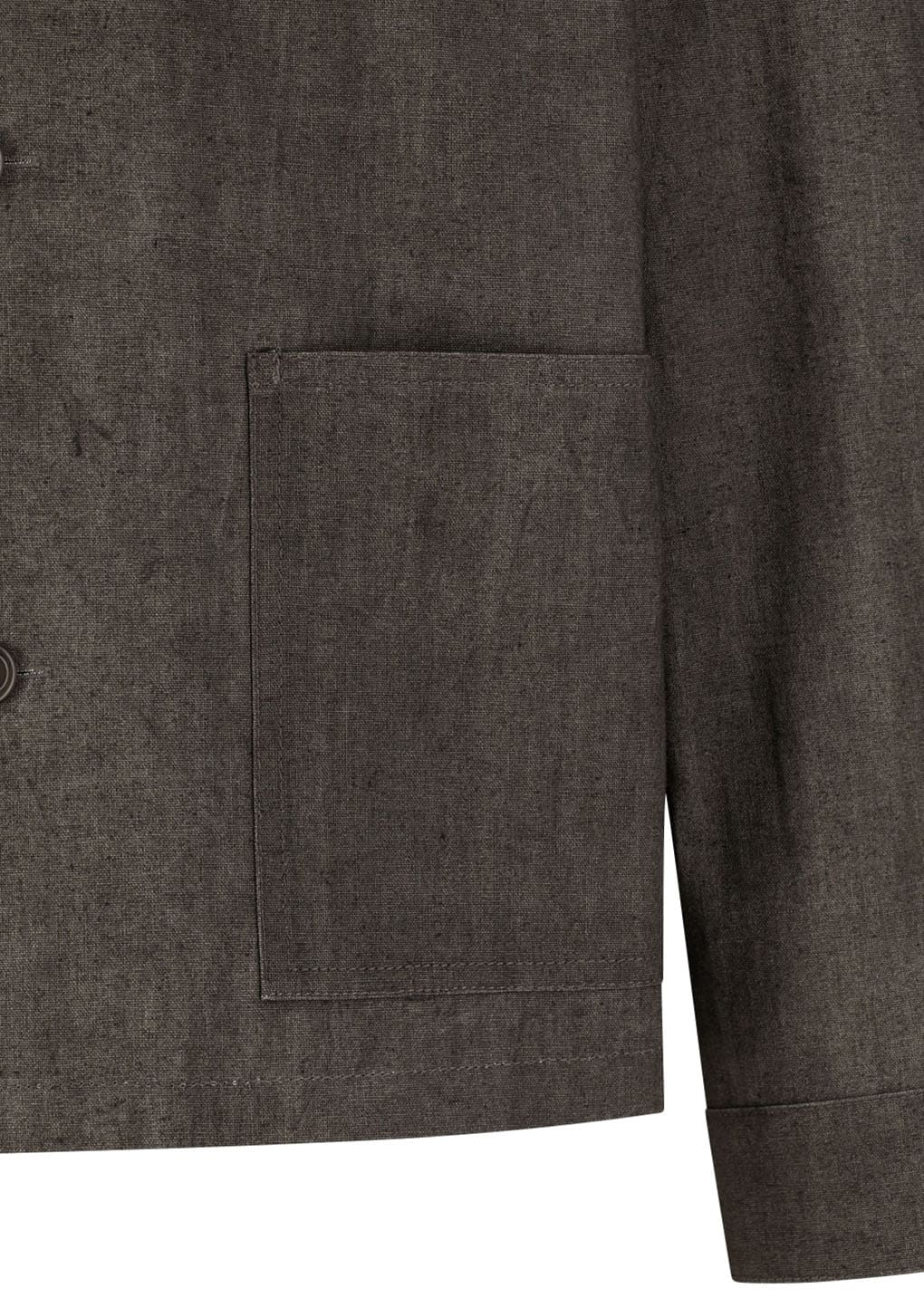 Amomento - Linen Pocket Jacket (Brown) product image 10 | TRAB K-Fashion Australia