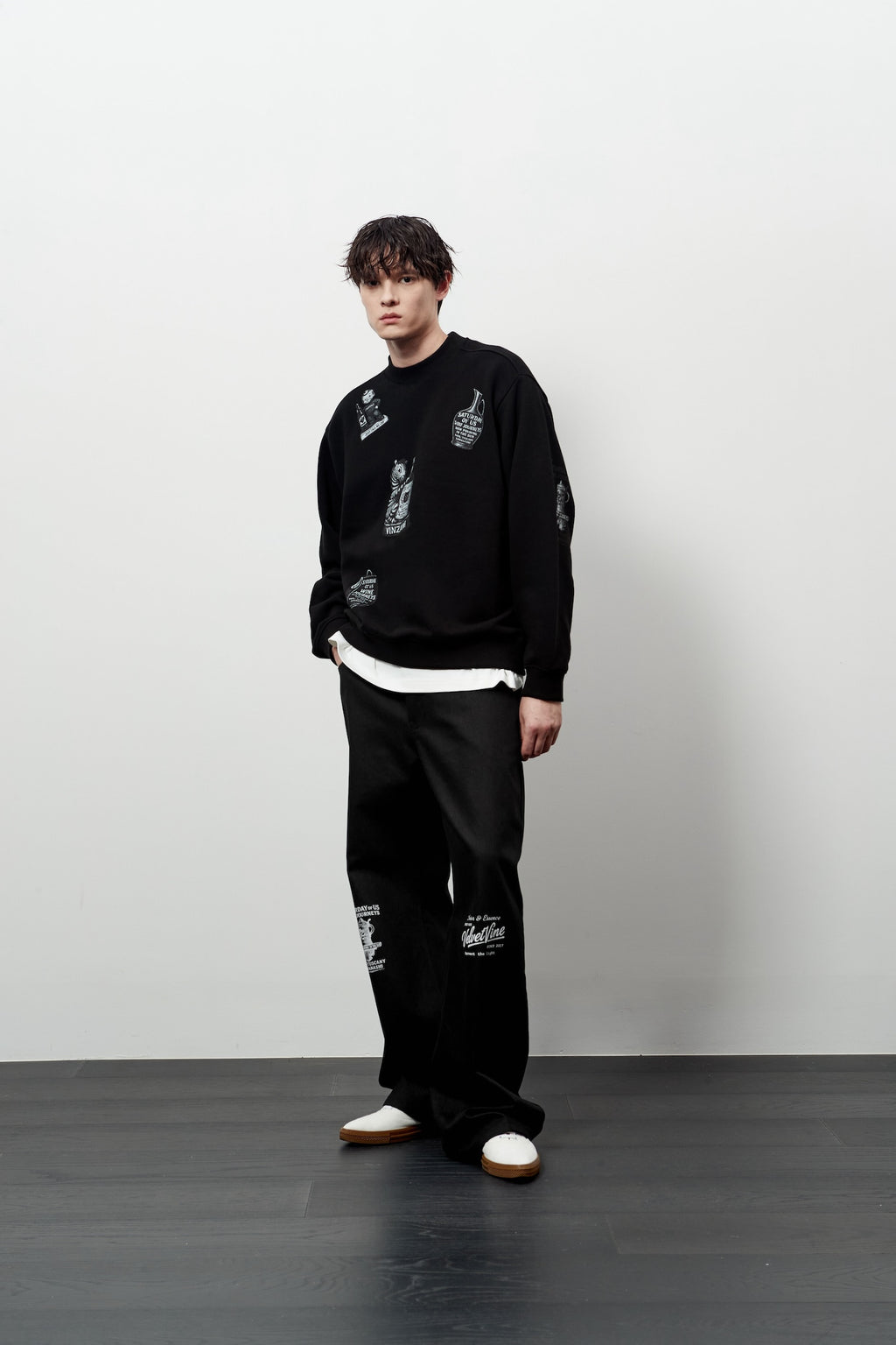 Stu - Printing Pants (Black) product image 2 | TRAB K-Fashion Australia