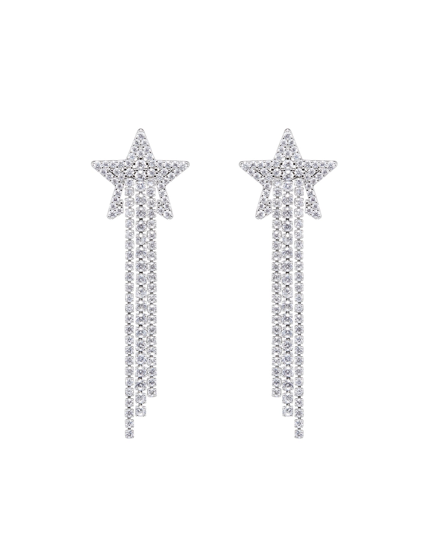 Numbering - Pave Star Drop Earrings #4112 product image 9 | TRAB K-Fashion Australia
