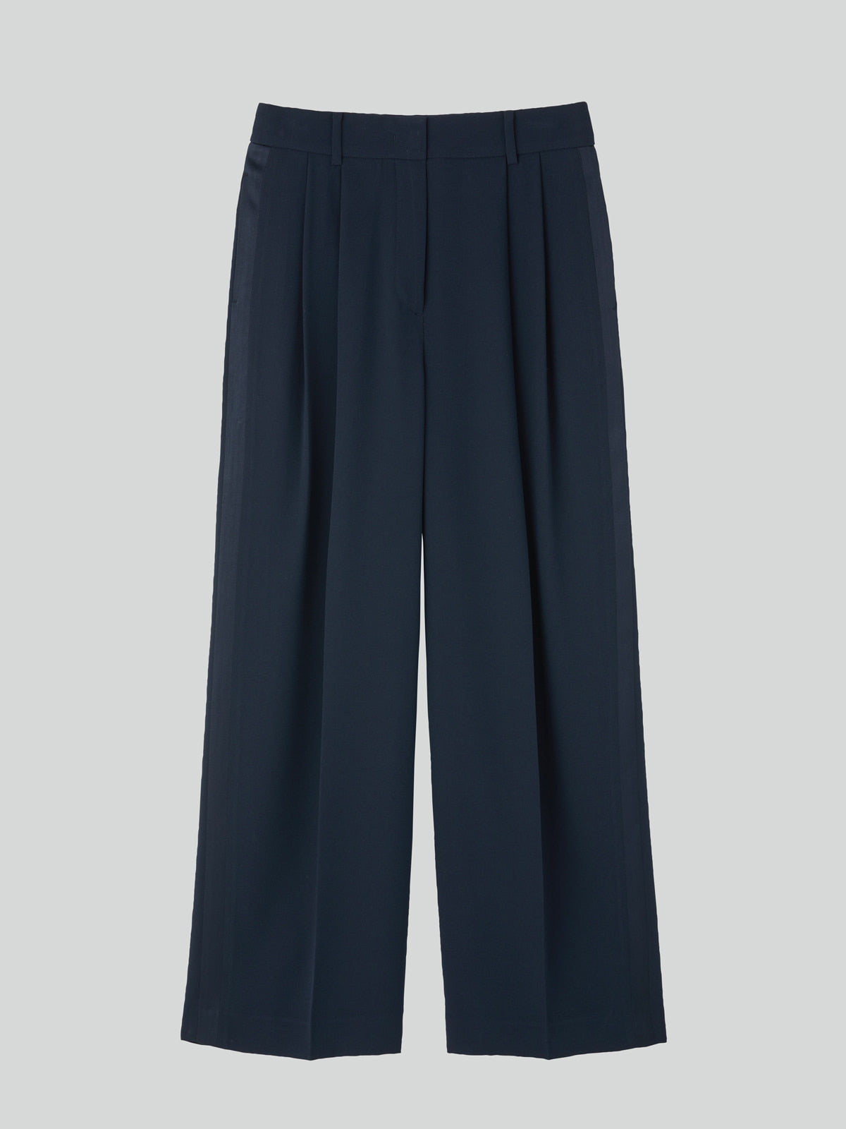 Recto - Tuxedo Detail Fluid Suit Pants (Dark Navy) product image 5 | TRAB K-Fashion Australia
