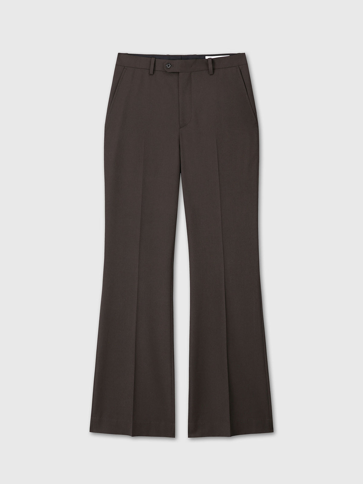 Tonywack - Wool Blend Flared Trousers (Deep Brown) product image 8 | TRAB K-Fashion Australia