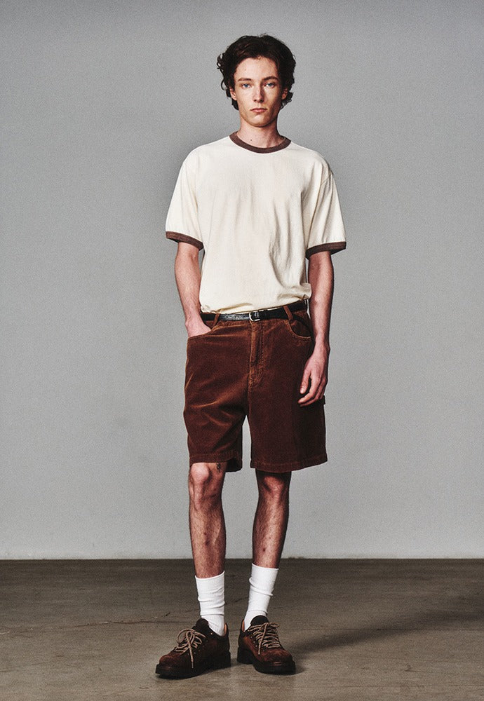 Art if acts - Ringer Tee (Cream/Mud) product image 1 | TRAB K-Fashion Australia