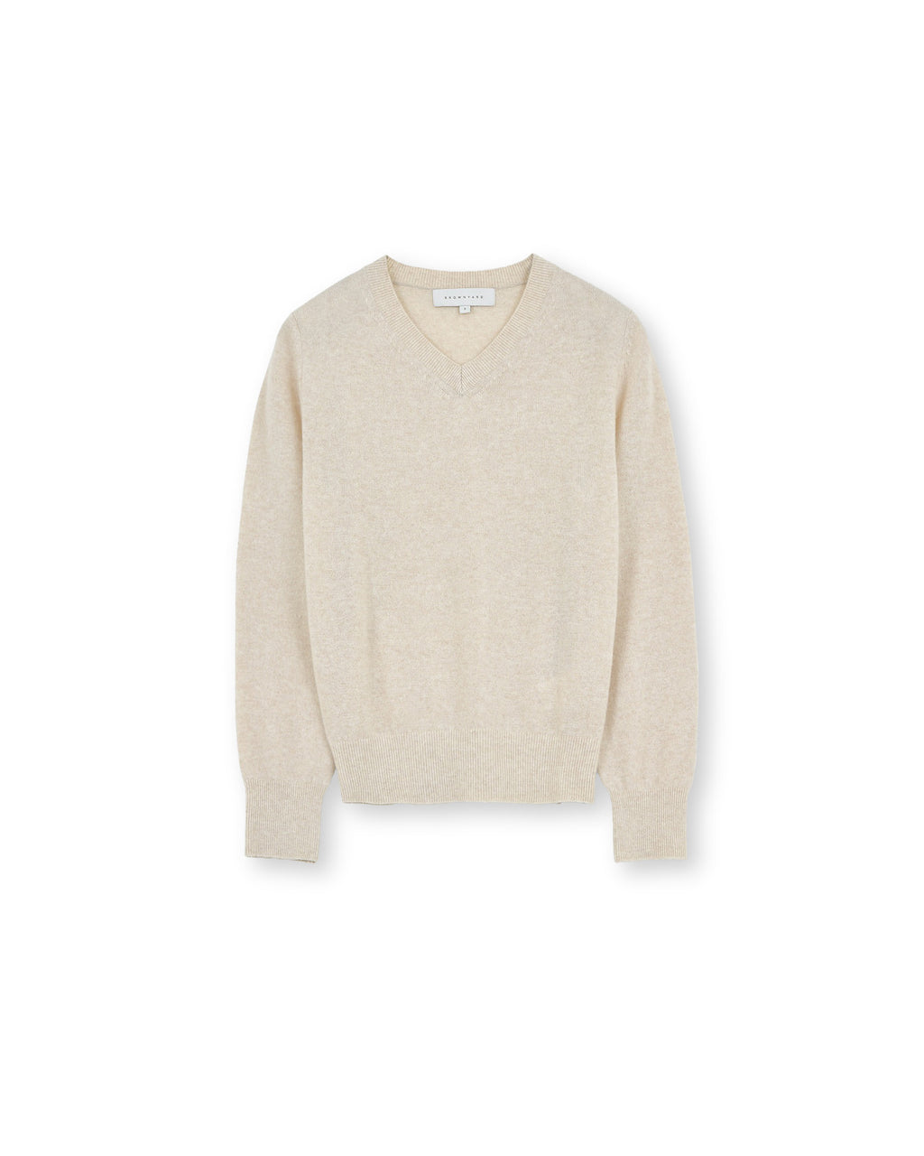 Brownyard - Extra Super Fine V Neck Knit (Beige) product image 3 | TRAB K-Fashion Australia