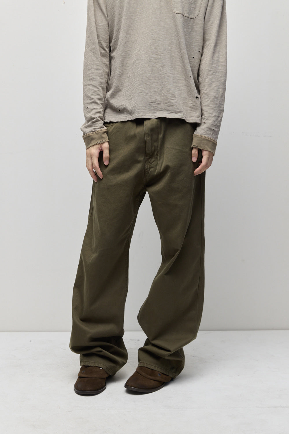 Hatchingroom - Serve Pants (Over Dyed Khaki) product image 17 | TRAB K-Fashion Australia