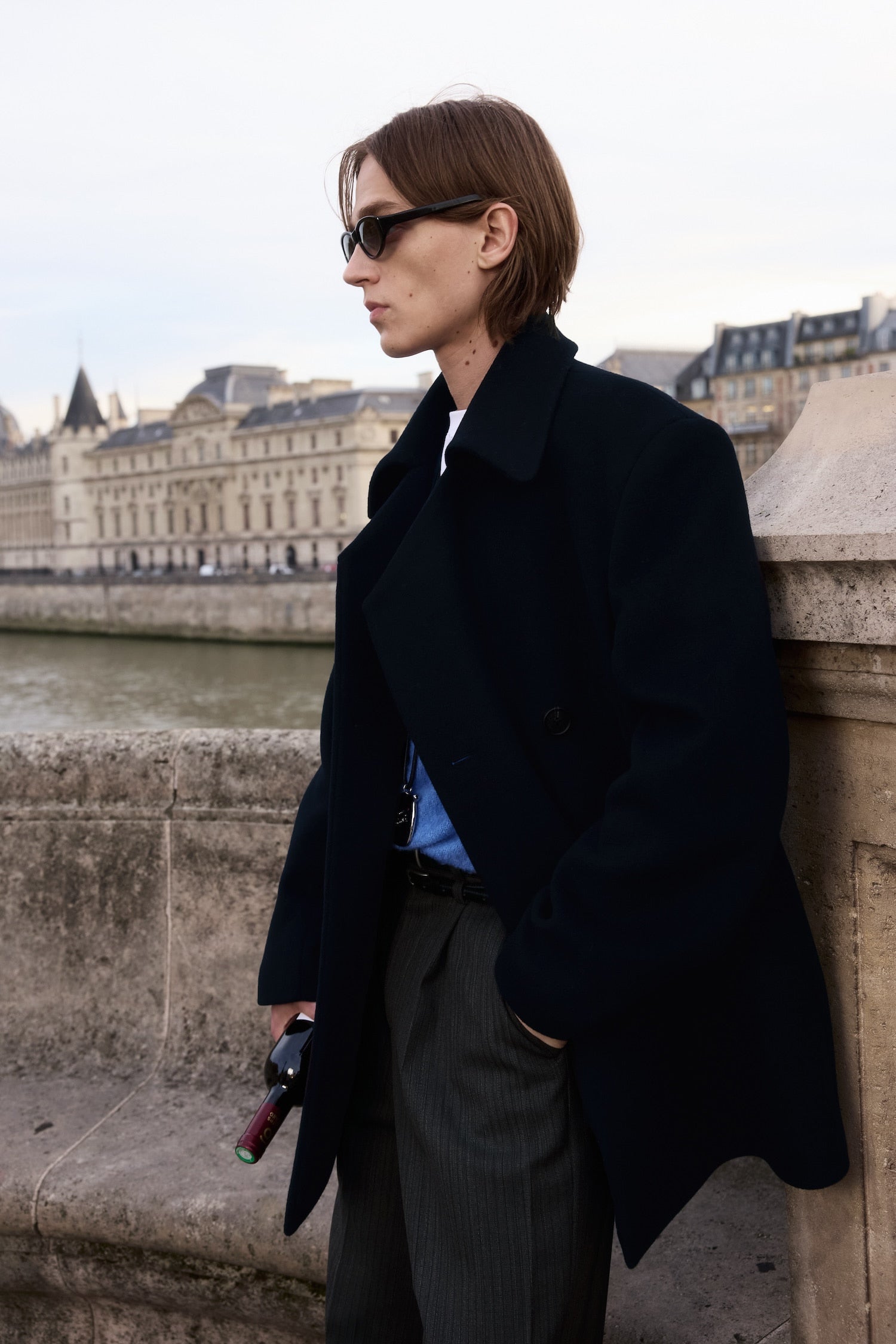 STU - Caban Coat In (Navy) product image 17 | TRAB K-Fashion Australia