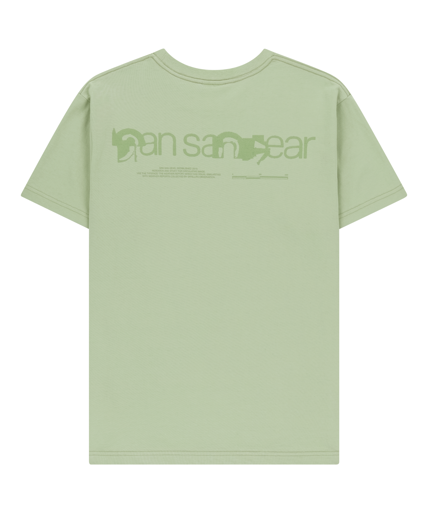 San San Gear - Logo T-Shirt (Light Green) product image 5 | TRAB K-Fashion Australia
