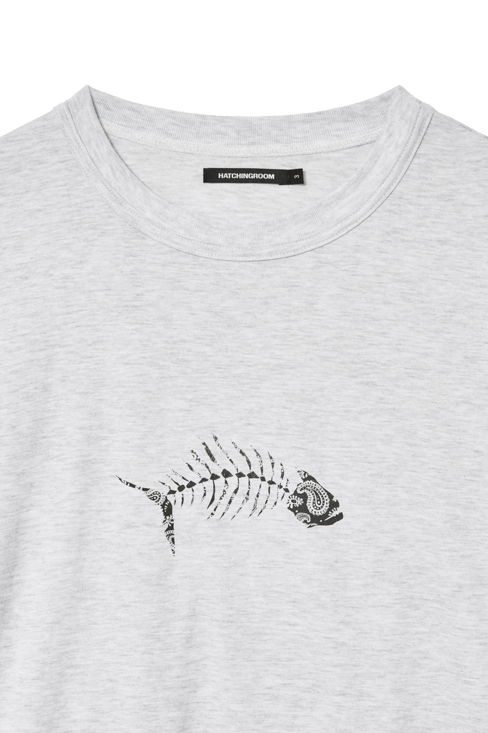 Hatchingroom - Paisley Bone Fish Tee 1% (M.Grey) product image 3 | TRAB K-Fashion Australia