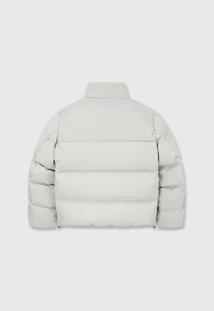 Tonywack - Technical Shell Short Puffer Down Jacket Detachable Hood (Pale Gery) product image 14 | TRAB K-Fashion Australia