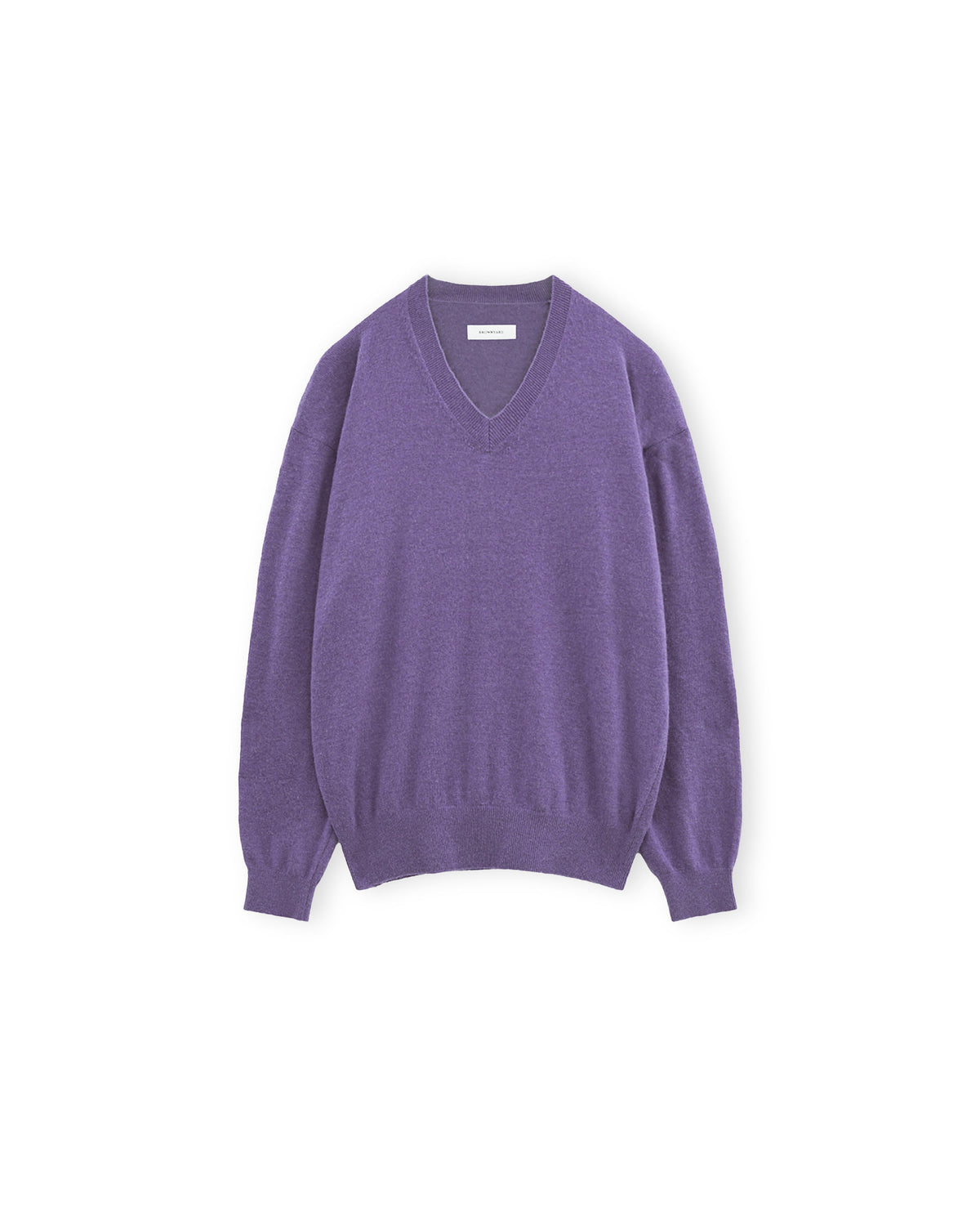 Brownyard - Extra Super Fine V Neck Knit (Purple) product image 5 | TRAB K-Fashion Australia