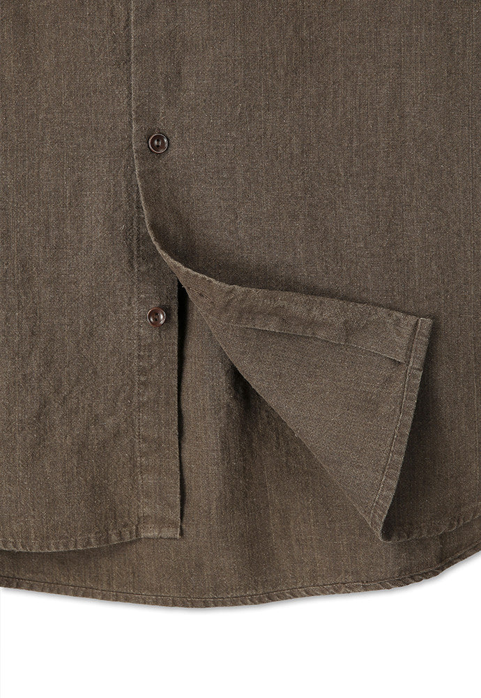 Art if acts - Washed Linen Shirt (Wood) product image 12 | TRAB K-Fashion Australia