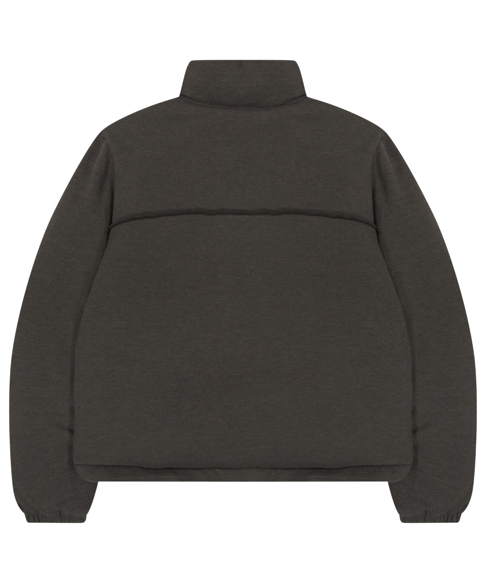 Coyseio - Cozy Sweat Down Jacket (Melange Brown) product image 14 | TRAB K-Fashion Australia