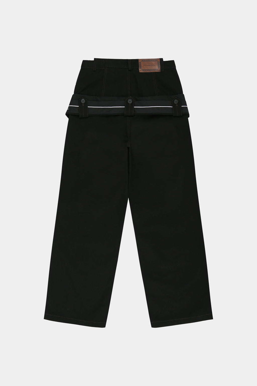 Andersson Bell - Double Waistband Wide-Leg Trousers (Black) product image 12 | TRAB K-Fashion Australia