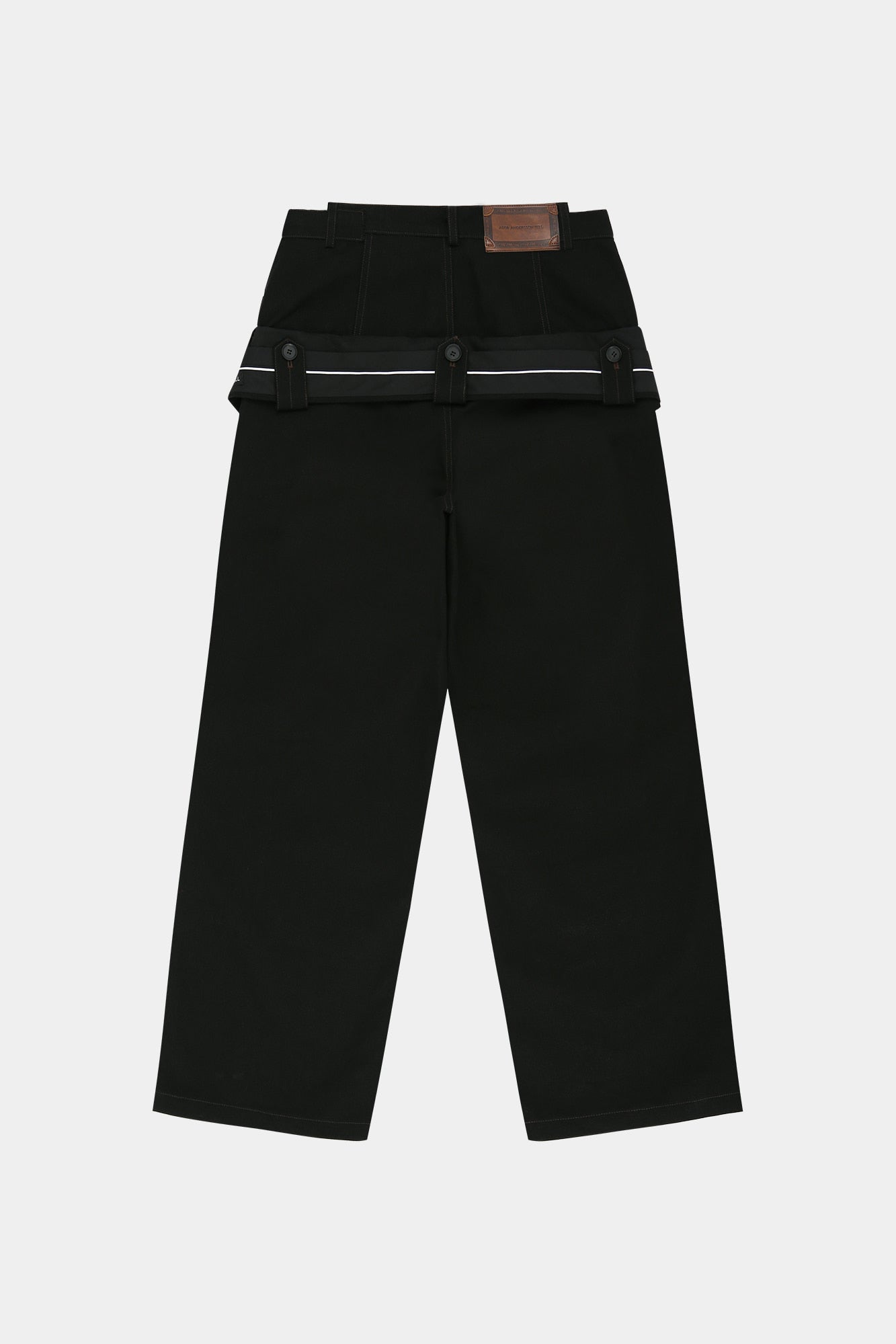 Andersson Bell - Double Waistband Wide-Leg Trousers (Black) product image 12 | TRAB K-Fashion Australia
