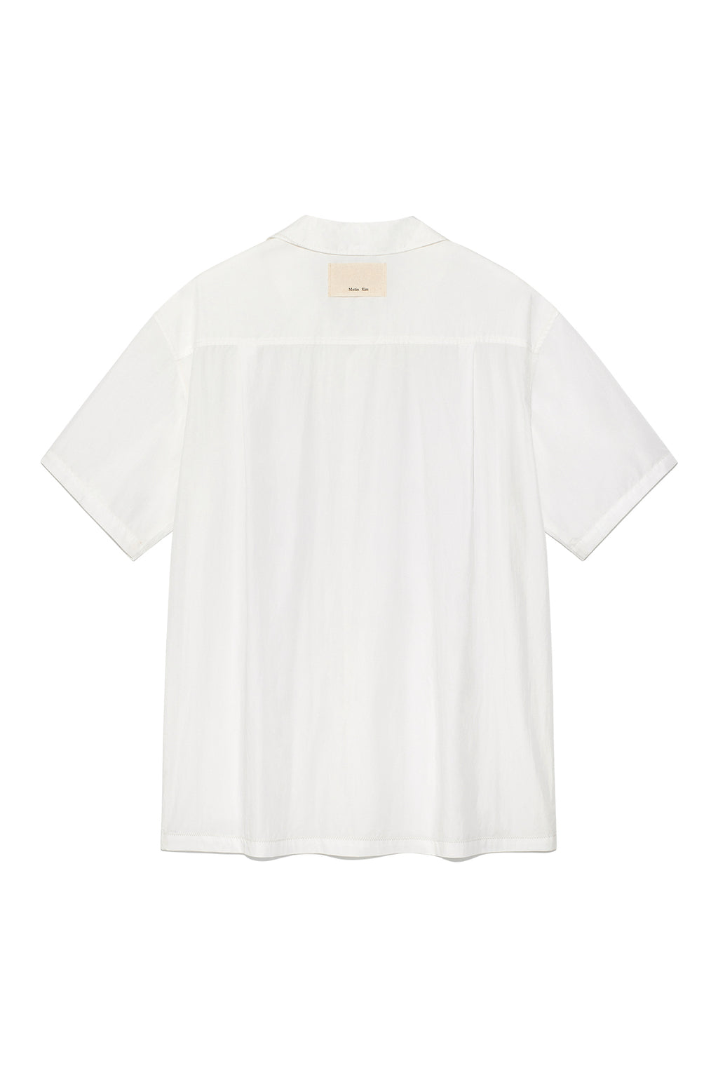 Matin Kim - Zigzag Stitch Point Shirt (White) product image 2 | TRAB K-Fashion Australia