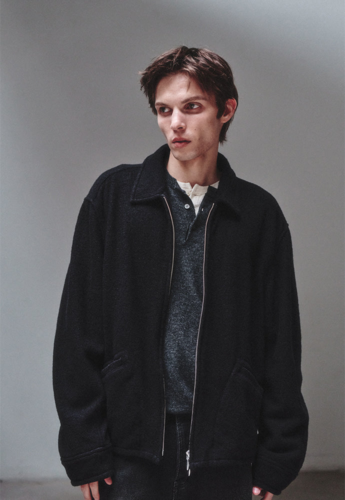 Art if acts - Washed Wool Sports Jacket (Black) product image 6 | TRAB K-Fashion Australia