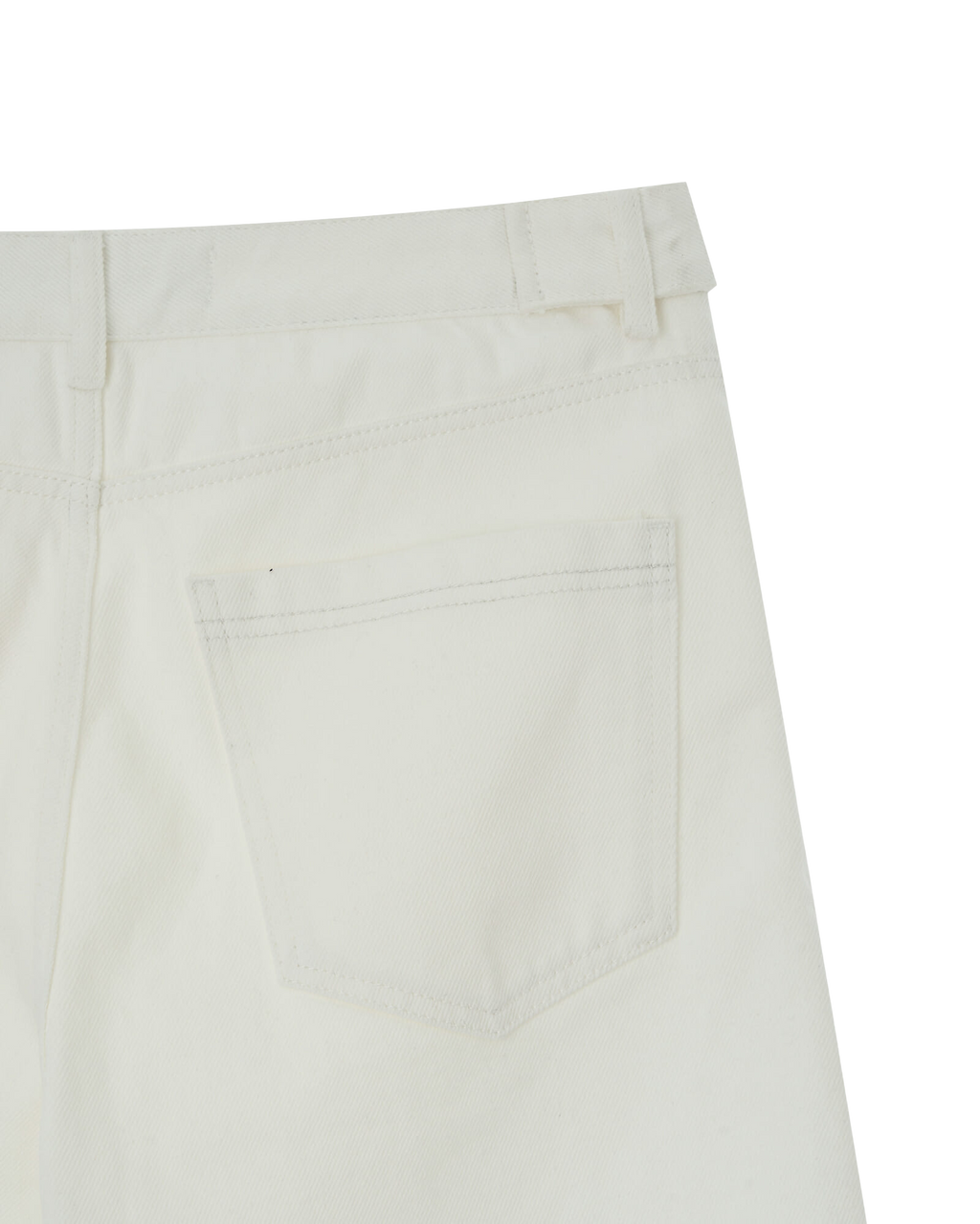 Kimhe Kim - Two Pockets Denim Shorts (White) product image 8 | TRAB K-Fashion Australia