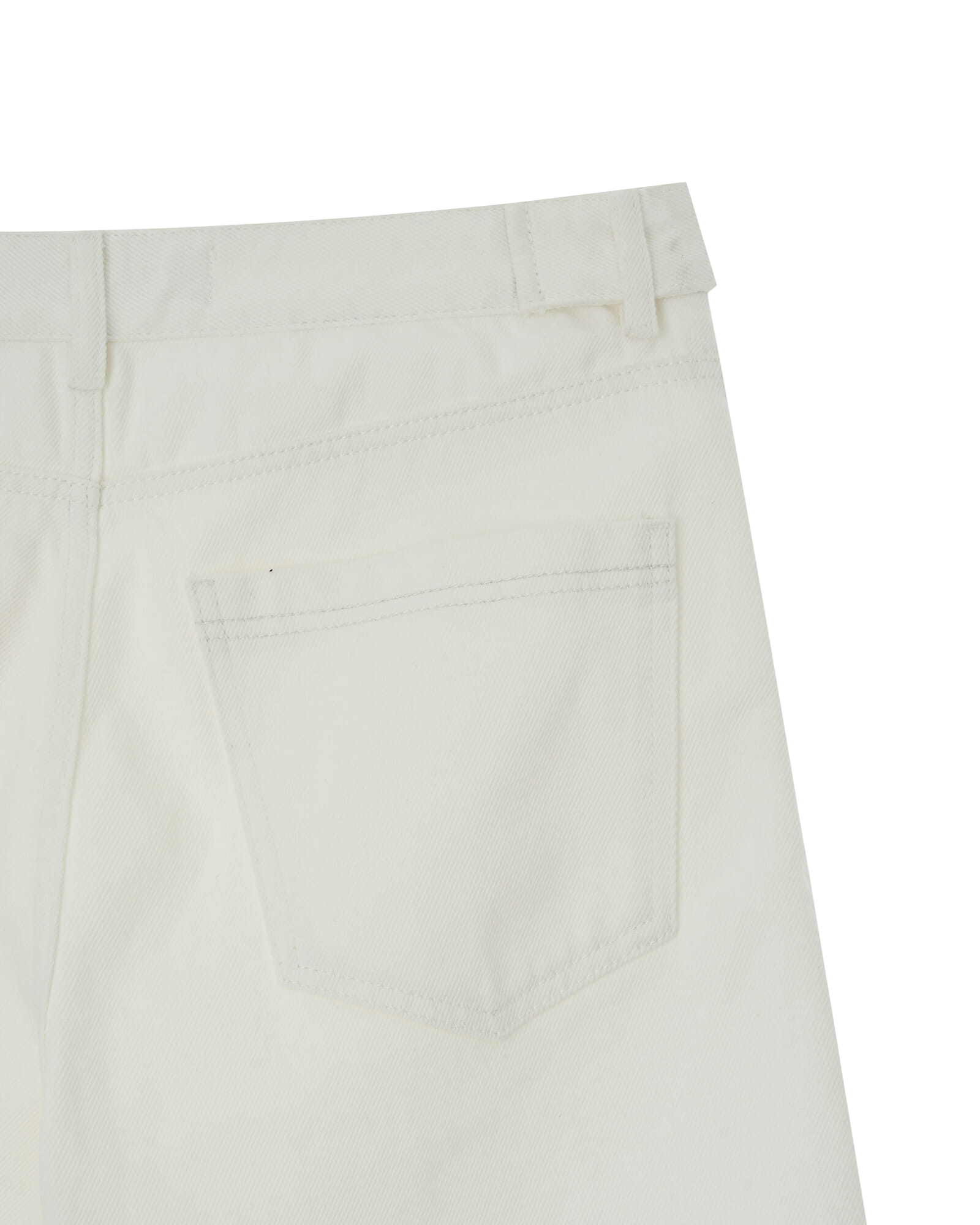 Kimhe Kim - Two Pockets Denim Shorts (White) product image 8 | TRAB K-Fashion Australia