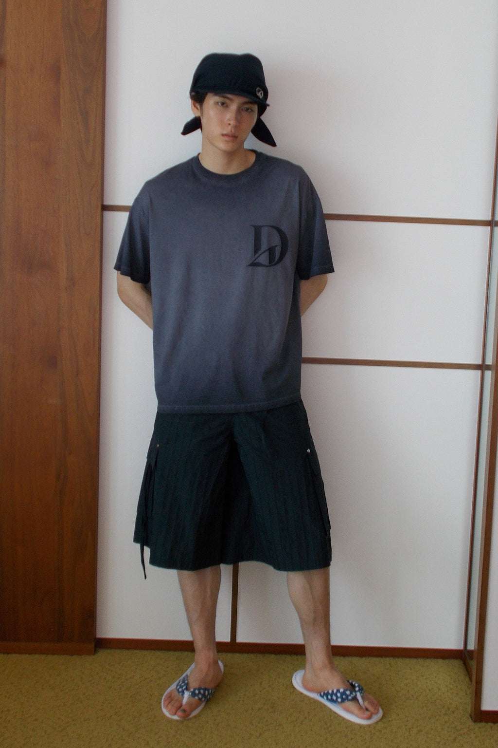 Deinet - Washed Logo T-Shirt (Black) product image 4 | TRAB K-Fashion Australia