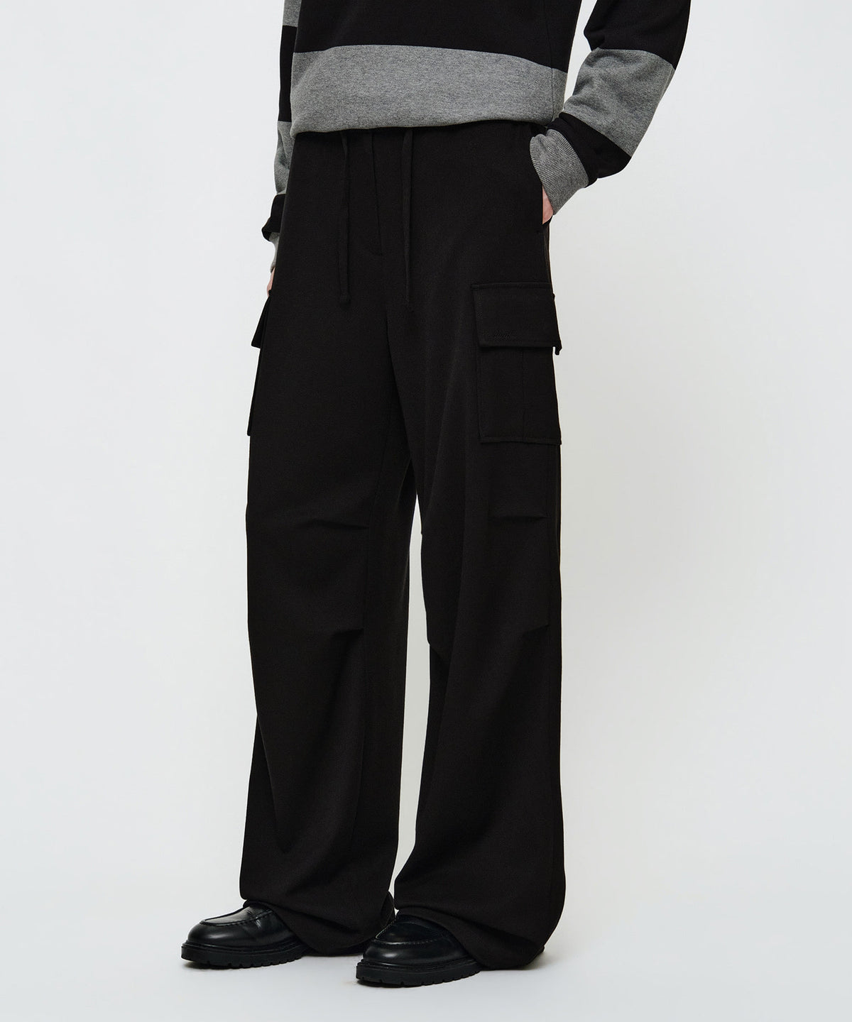 Marithe & Francois Girbaud - Parachute Cargo Pants (Black) product image 1 | TRAB K-Fashion Australia