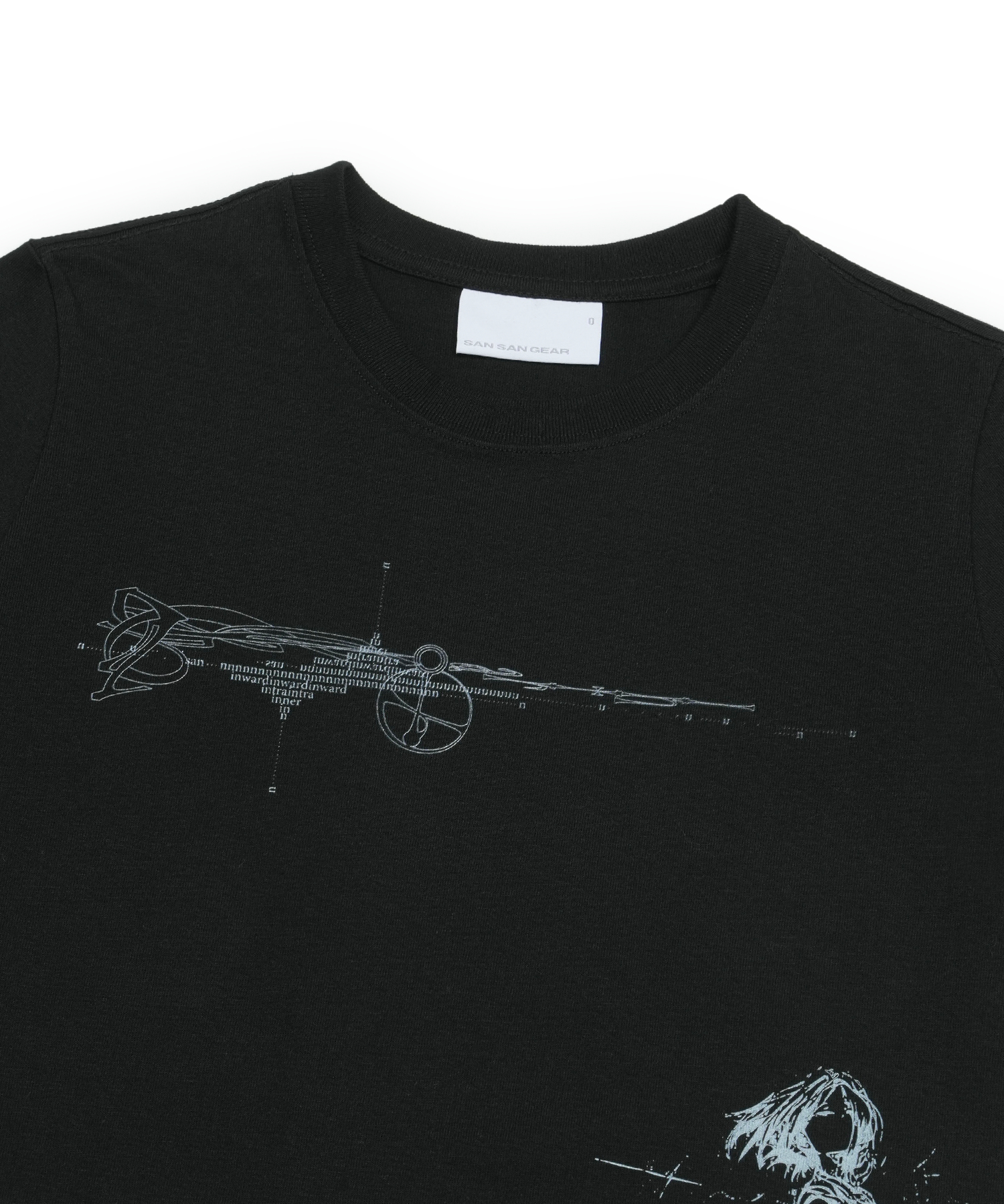 San San Gear - Resonian T-Shirt_0 (Black) product image 3 | TRAB K-Fashion Australia