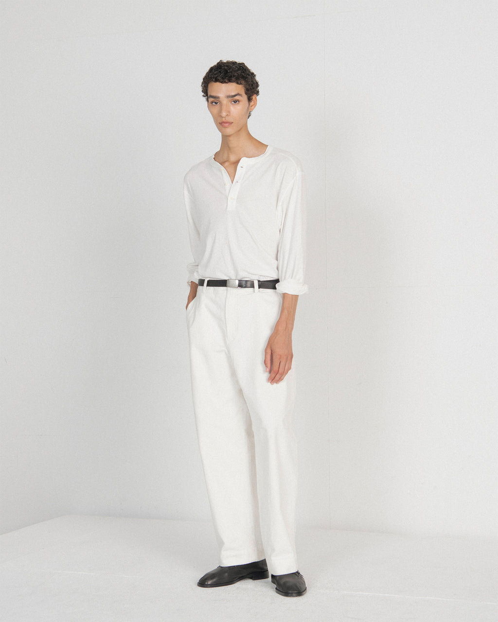 Brownyard - Washed Field Pants (Ecru) product image 1 | TRAB K-Fashion Australia