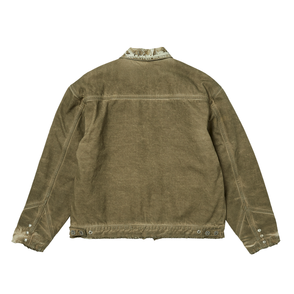 Thug Club - TC Washed Work Jacket (Beige) product image 2 | TRAB K-Fashion Australia