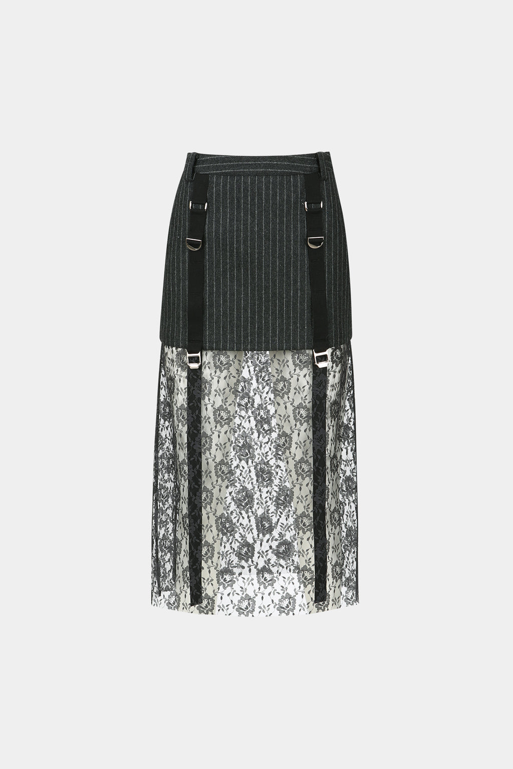 Andersson Bell - Parachute Gear Wool Skirt (Grey) product image 5 | TRAB K-Fashion Australia