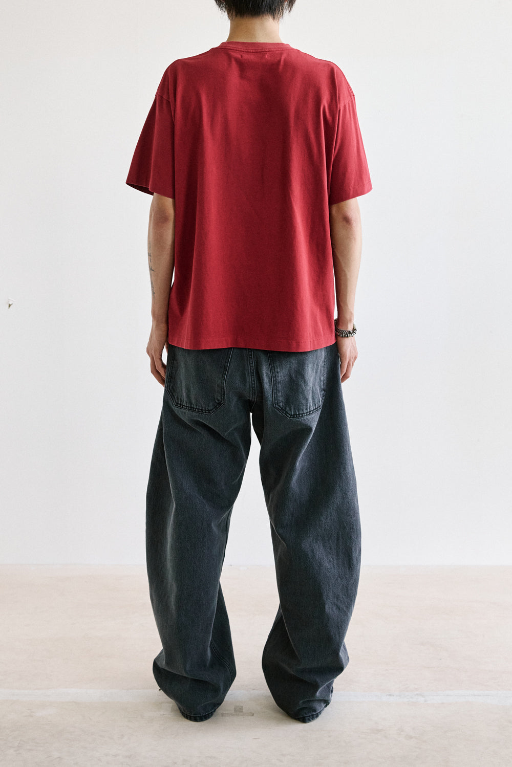 Hatchingroom - Angel Flash Man Tee 1/2 Bleached (Red) product image 5 | TRAB K-Fashion Australia