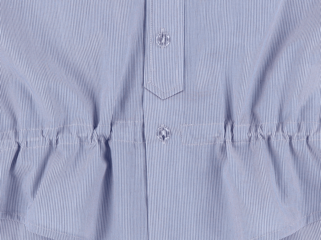 San San Gear - Stripe Hood Shirts (Blue) product image 10 | TRAB K-Fashion Australia