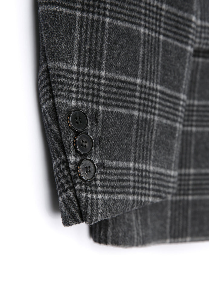 Tonywack - Rave Double Blazer (Grey Check (Australia Wool Winter Fabric)) product image 9 | TRAB K-Fashion Australia