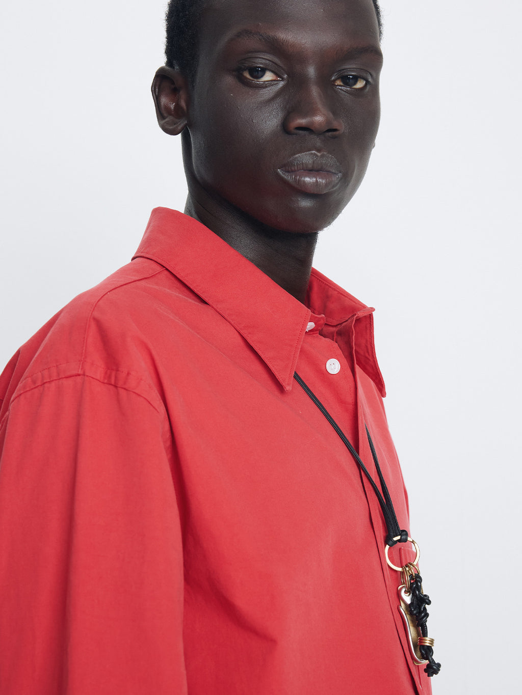 Tonywack - Washed Cotton Essential Shirt (Red) product image 8 | TRAB K-Fashion Australia