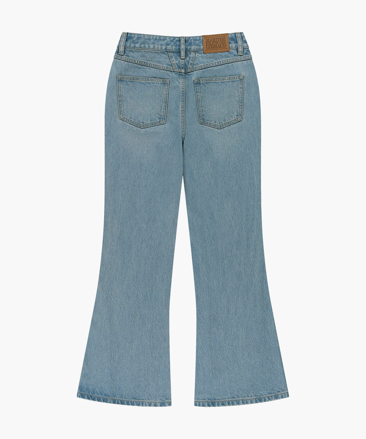 Marithe & Francois Girbaud - [Pre-order – Ships 7 Oct] Panelled Bootcut Denim Pants (Light Blue) product image 2 | TRAB K-Fashion Australia