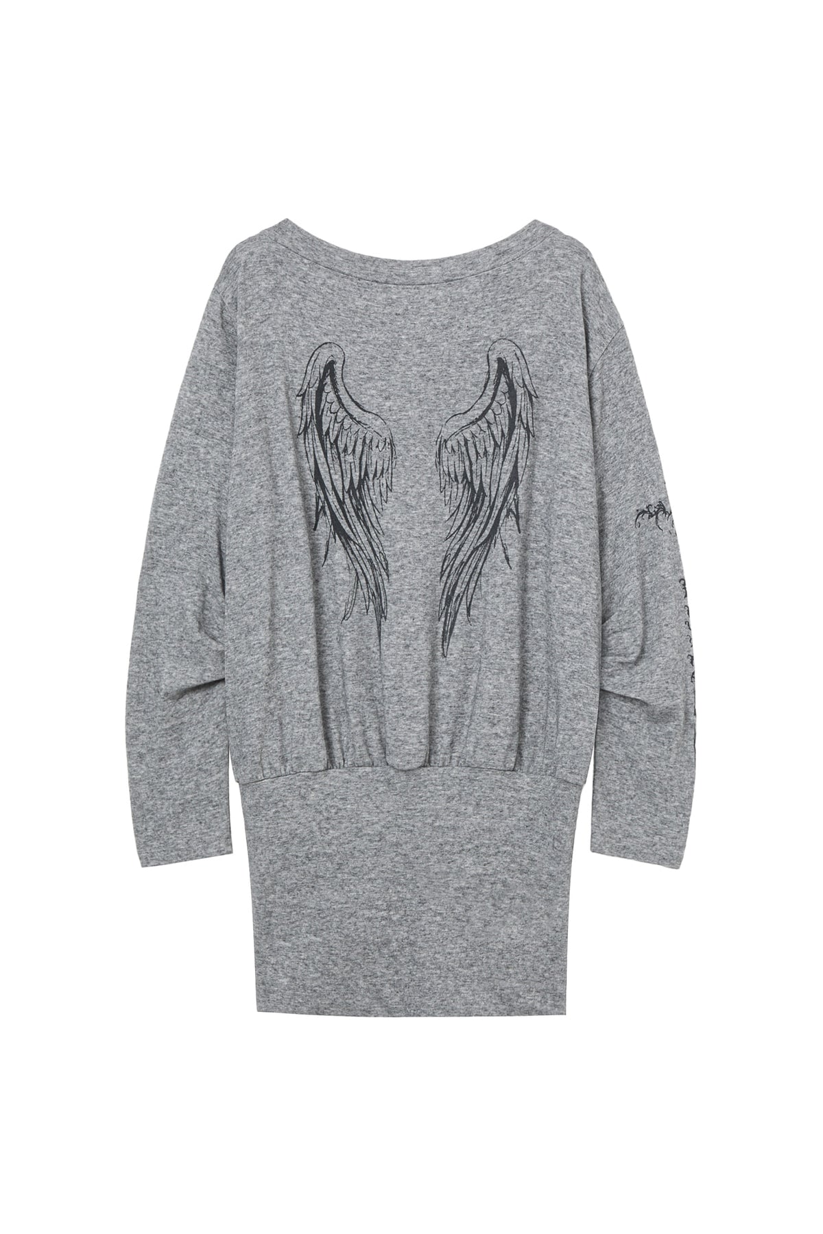 Deinet - Angel Off-Shoulder Dress (Melange Grey) product image 9 | TRAB K-Fashion Australia