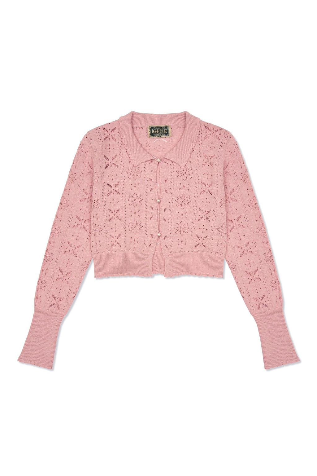Ioedle - Flower Bomb Knit Cardigan (Pink) product image 3 | TRAB K-Fashion Australia