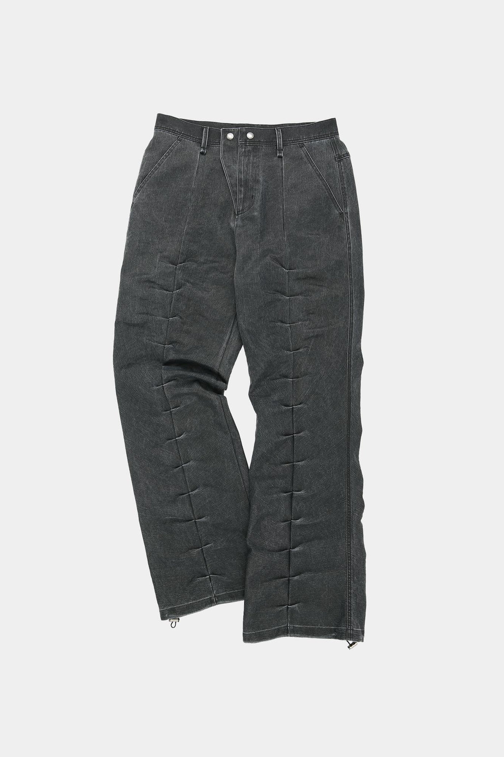 Andersson Bell - Rivoli Washed Tuck Pants (Washed Black) product image 7 | TRAB K-Fashion Australia