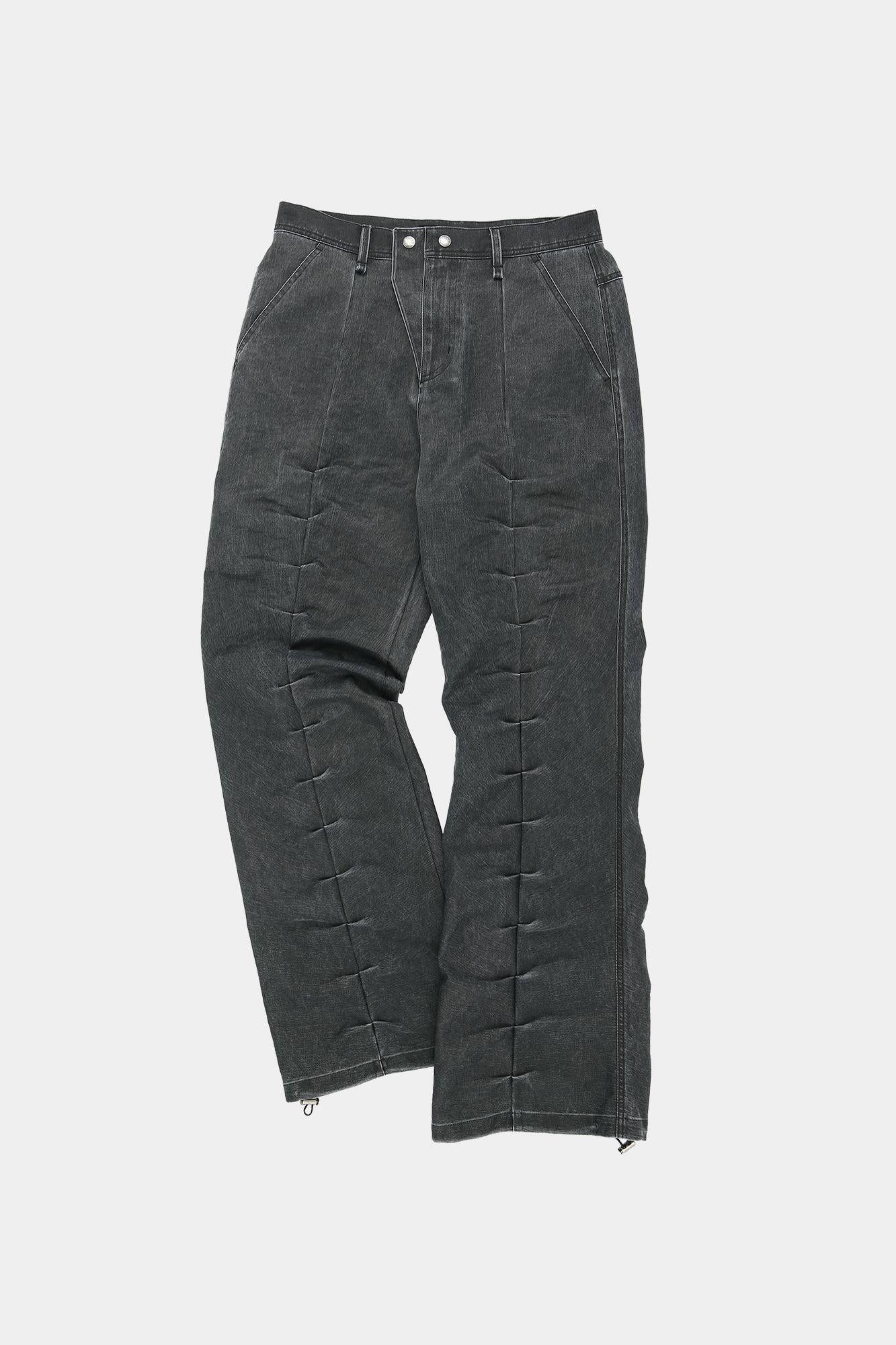 Andersson Bell - Rivoli Washed Tuck Pants (Washed Black) product image 7 | TRAB K-Fashion Australia