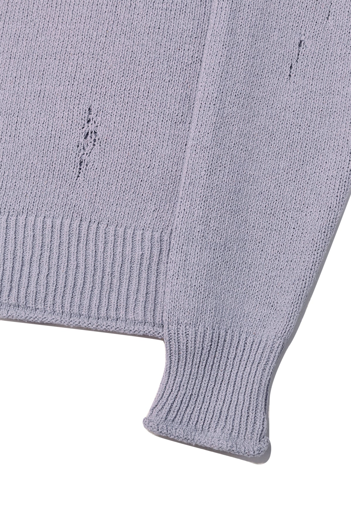 Matin Kim - Crack Logo Vintage Knit Pullover (Lilac) product image 4 | TRAB K-Fashion Australia