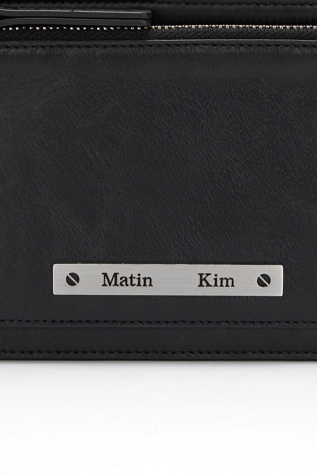 Matin Kim - Vintage Leather Clutch Bag (Black) product image 3 | TRAB K-Fashion Australia