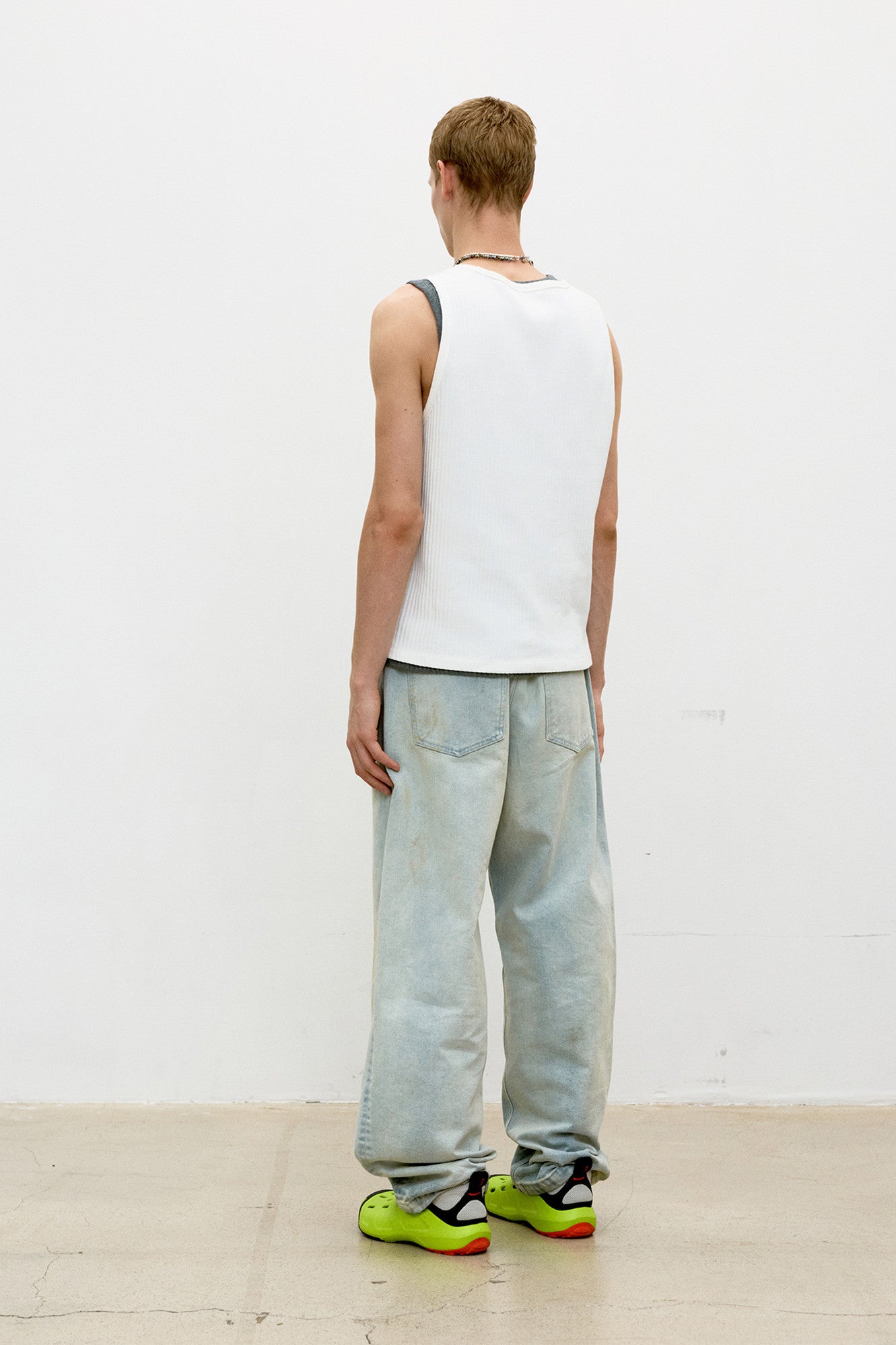 Coor - Scoop-Neck Ribbed Sleeveless (White) product image 4 | TRAB K-Fashion Australia